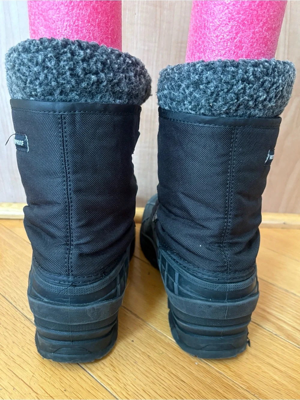 THERMOLITE INSULATED SNOW BOOTS Labo Waterproof Men’s SIZE 7.5 STYLE 107 Black